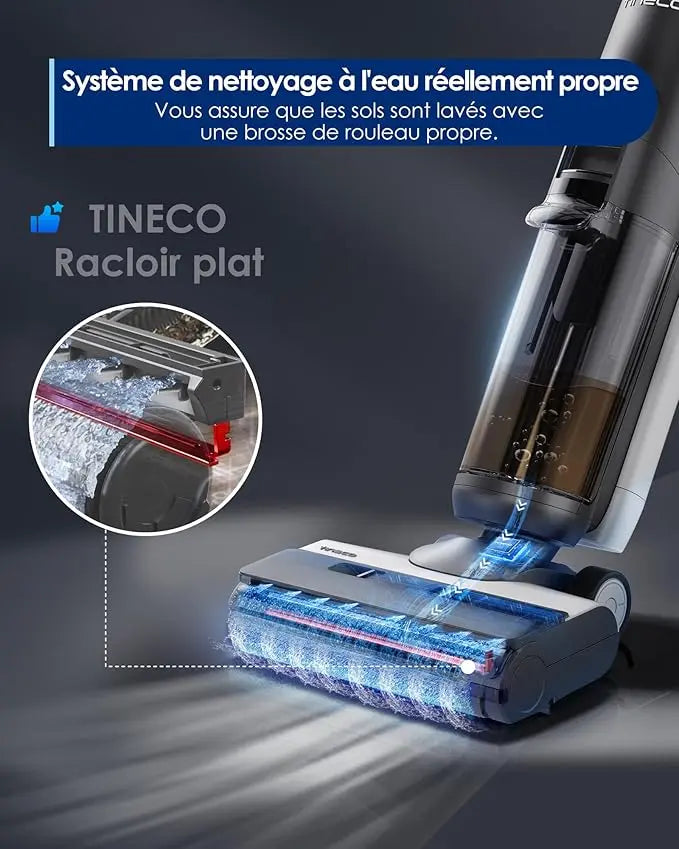 Aspirateur balai sans fil (Tineco Floor One S5) Hydrolab France