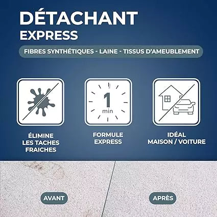Détachant Express pour Tapis et Moquettes STARWAX Hydrolab France