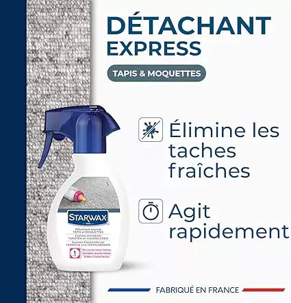 Détachant Express pour Tapis et Moquettes STARWAX Hydrolab France