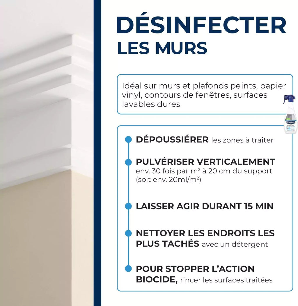 Spray anti-moisissures pour murs et pièces à vivre Starwax Hydrolab France